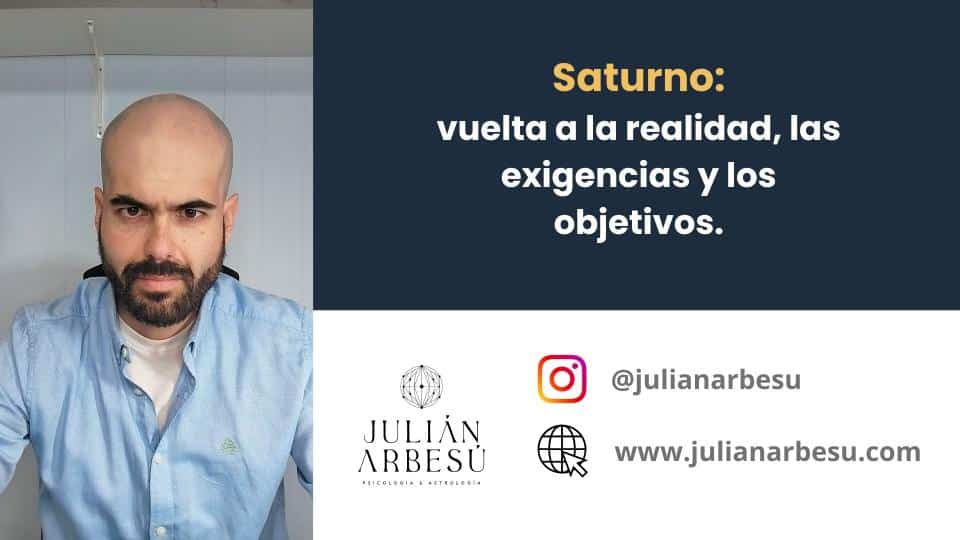 Saturno y la vuelta a la realidad